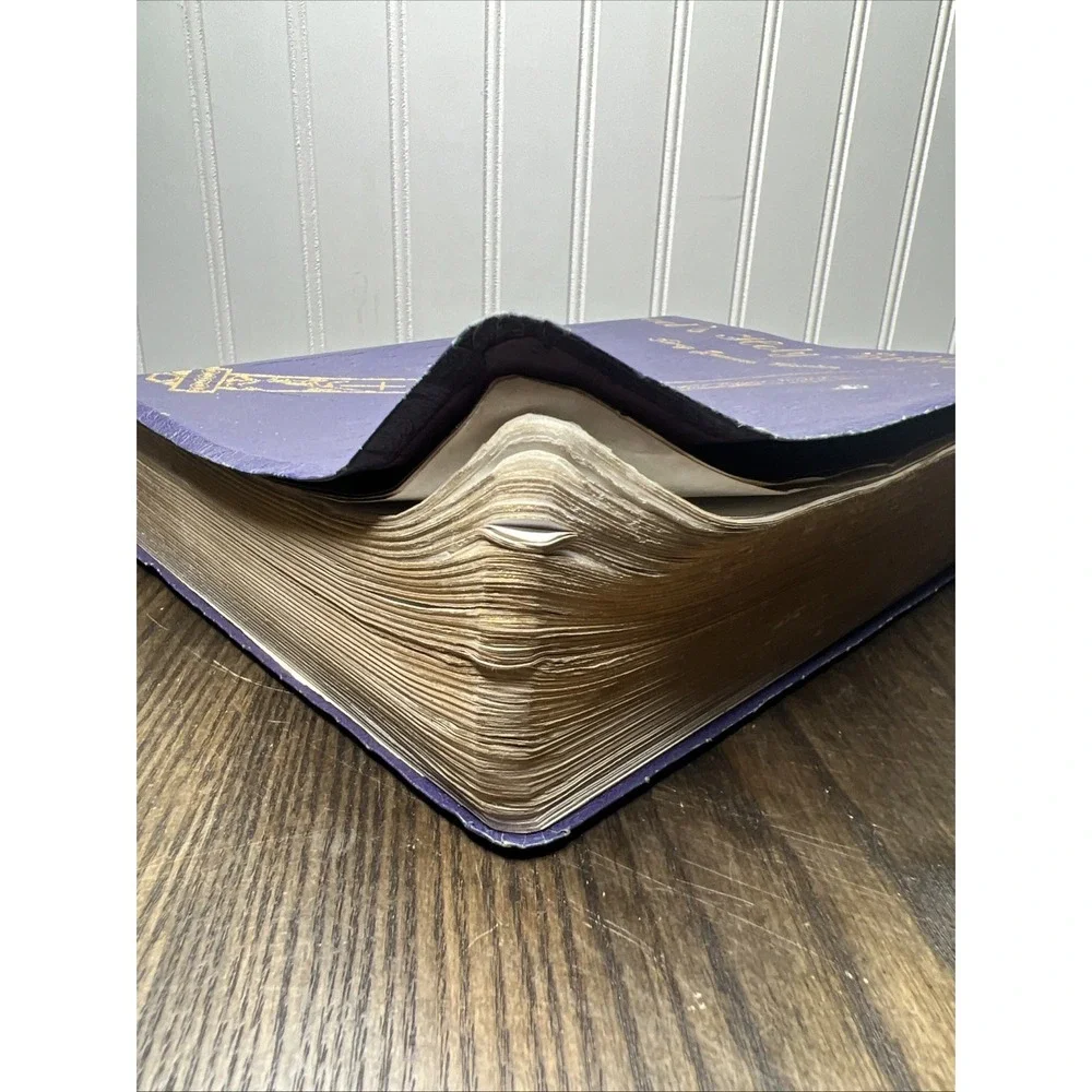 God's Holy Bible King James Version KJV Purple Easy Reading Margin Edition 1999